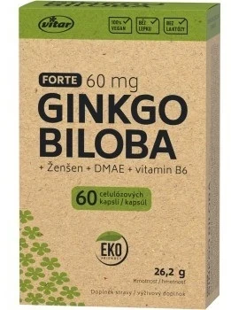 VITAR Ginkgo biloba Forte 60mg EKO cps.60