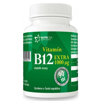 Vitamín B12 Extra 1000mcg tbl.90
