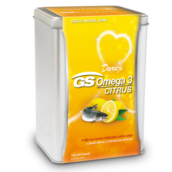 GS Omega 3 Citrus cps.100+50 dárek 2019