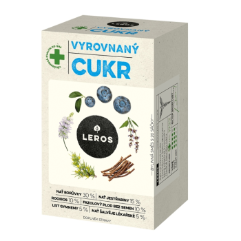 LEROS Vyrovnaný cukr čaj 20x1g