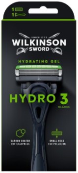 WILKINSON Hydro 3 Black Edition strojek+1 náhr.hl.