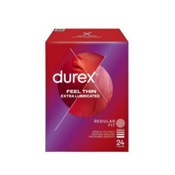 DUREX Feel Thin Extra Lubricated prezervativ 24ks