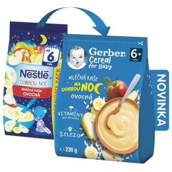 Gerber Cereal Mléčná kaše na dobrou noc Ovocná 230g