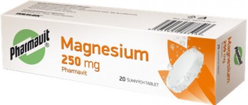 Magnesium / vitamin C Pharmavit 250mg tbl.eff.20