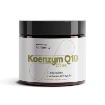 MOVit Longevity Koenzym Q10 200mg, 60 tobolek