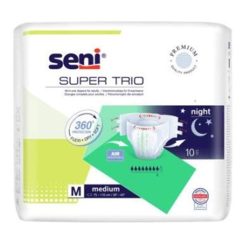 Seni Super Trio inkon.plen.kalh.s lepítky M 10ks