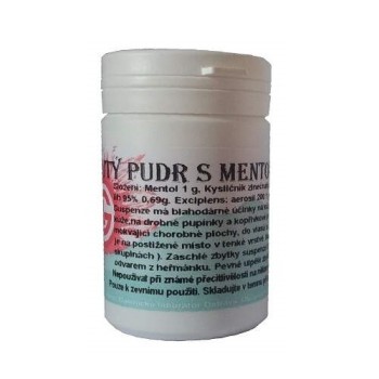 Tekutý pudr s mentolem 100g GLO
