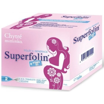 Chytré miminko superfolin 2 MAMA tbl.60+cps.60