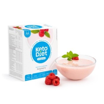 KetoDiet Proteinová kaše malinová 7x27g