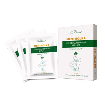 Cannaderm Mentholka chladivá konopná náplast 3ks