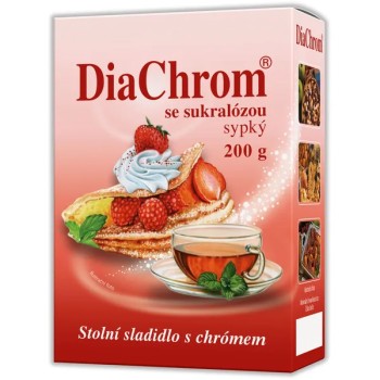 DiaChrom se sukralózou sypký 200g nízkokal.sladid.