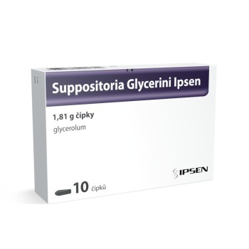 Suppositoria Glycerini Ipsen 1.81 g čípky 10ks