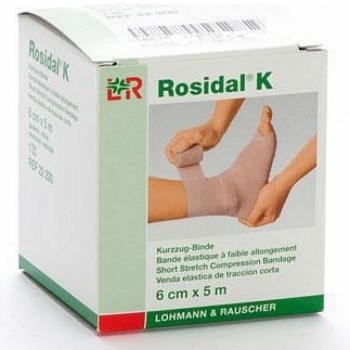 Obinadlo elast. Rosidal K 6cm x 5m 1ks