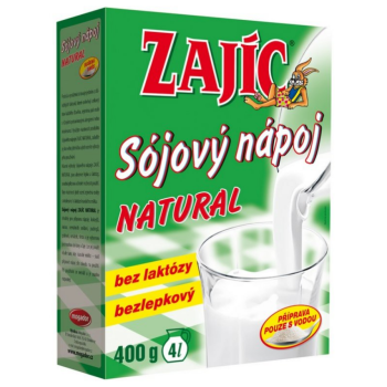 Sójový nápoj Zajíc natural 400g