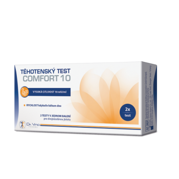 Těhotenský test Comfort 10 Da Vinci Pharma 2 ks