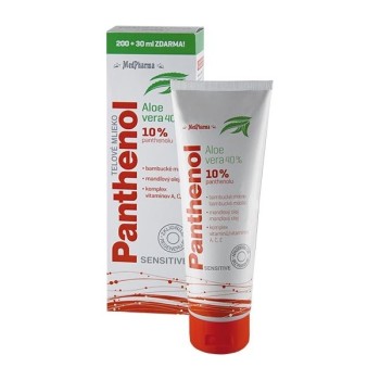 MedPharma Panthenol 10% Sensitive tělové mléko 200+30ml ZDARMA