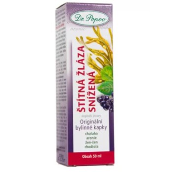 Dr.Popov Kapky bylinné Štítná žláza snížená 50ml