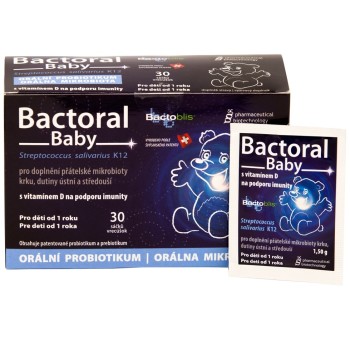 Favea Bactoral Baby s vitamínem D 30x1.5g - POŠKOZENÝ OBAL