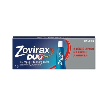 Zovirax Duo 50mg/g+10mg/g crm 1x2g II