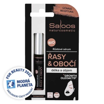 Saloos Růstové sérum na řasy & obočí BIO 7ml