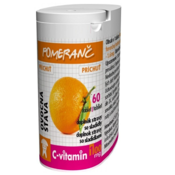 C-Vitamin 100mg Pomeranč se sukralózou tbl.60