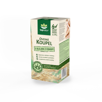 Ovesná koupel s olejem z konopí 6x30g TOPNATUR