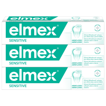 Elmex Sensitive zubní pasta 3 x 75ml
