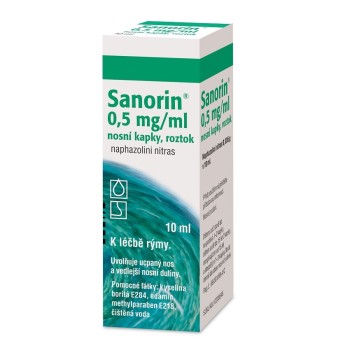 Sanorin 0.5 PM nas.gtt.sol. 1x10mlx0.5mg/ml