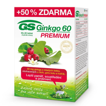 GS Ginkgo 60 Premium 60+30 tablet