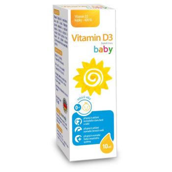 Sirowa Vitamin D3 baby 400IU kapky 10ml