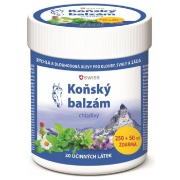 Swiss Koňský balzám chladivý 250+50ml