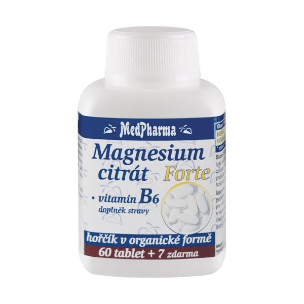 MedPharma Magnesium citrát Forte B6 67tbl