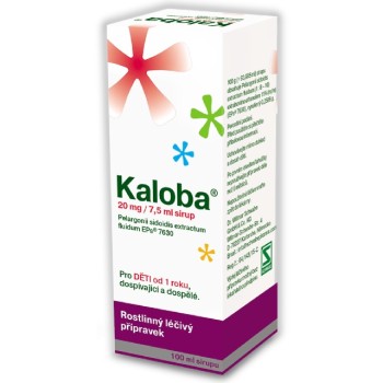 Kaloba 20mg/7.5ml sirup sir. 1x100ml