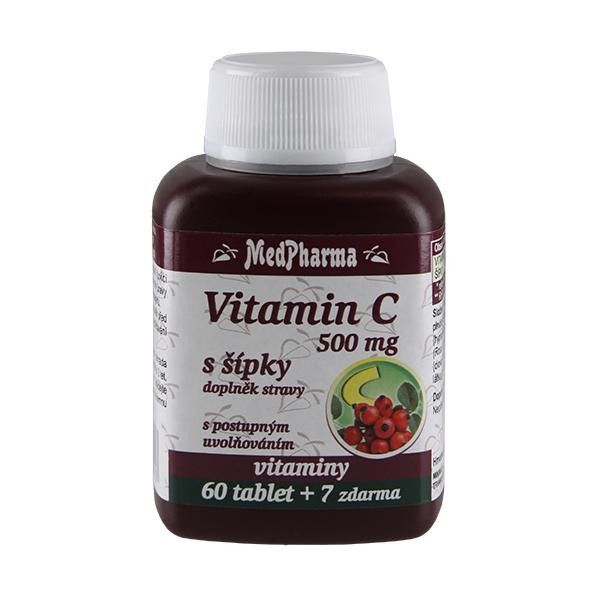 MedPharma Vitamin C 500mg s šípky 67tbl