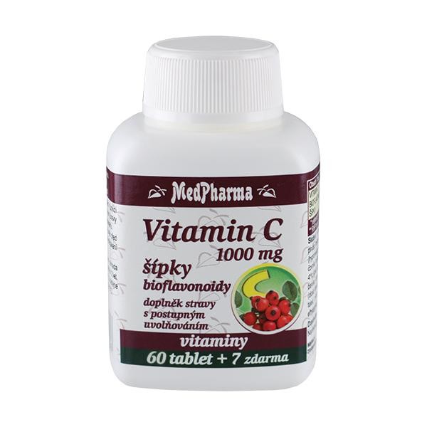 MedPharma Vitamín C 1000mg s šípky 67tbl