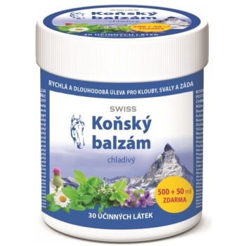 Swiss Koňský balzám chladivý 500+50ml