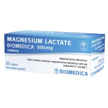 Magnesium lactate Biom.500mg por.tbl.nob.50x500mg