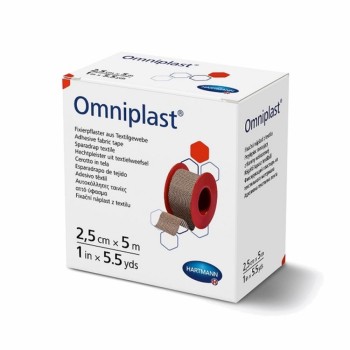 Náplast Omniplast textilní 2.5cmx5m 1ks