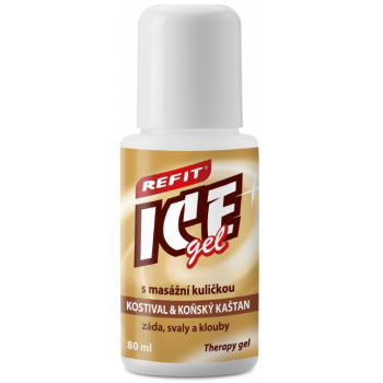 Refit Ice gel Kostival&Koňský kaštan roll-on 80ml