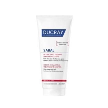 DUCRAY Sabal Šampon regulující tvorbu mazu 200ml