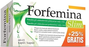 Forfemina Slim odvodnění těla 25% GRATIS 75 kapslí