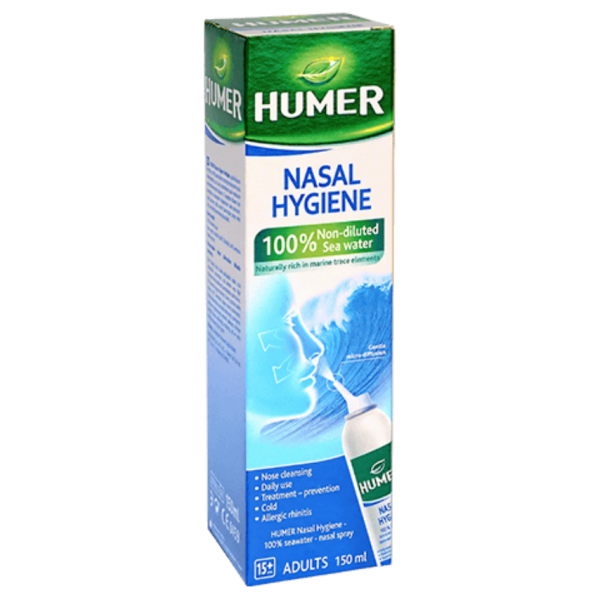 HUMER Hygiena nosu 100% mořská voda pro dosp.150ml