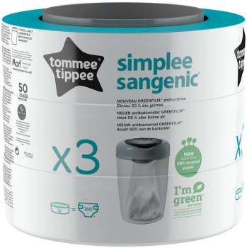 Tommee Tippee Simplee Náhradní kazety 3ks