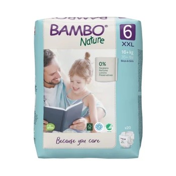 Bambo Nature 6 dětské plenk. kalhotky 16+ kg 20ks