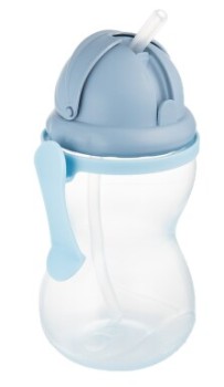 Canpol babies Lahev sport.se slám.12m+ 370ml modr.