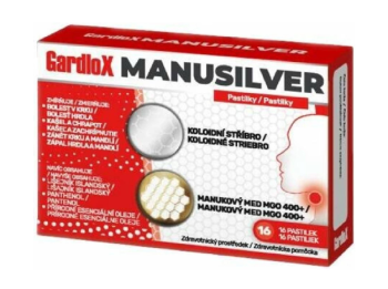 GardloX Manusilver 16 pastilek