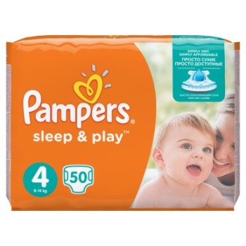 Pampers Sleep&Play 4 Maxi 50ks