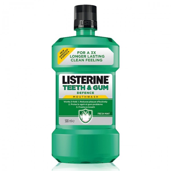 LISTERINE TEETH & GUM DEFENCE 500 ml (Freshmint)
