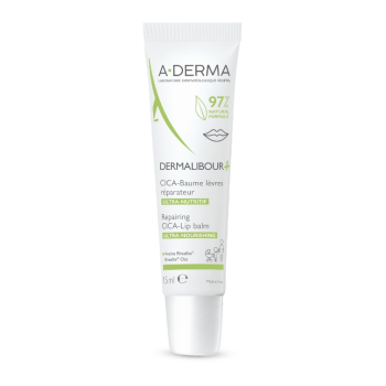 A-DERMA Dermalibour+ CICA Balzám na rty 15ml