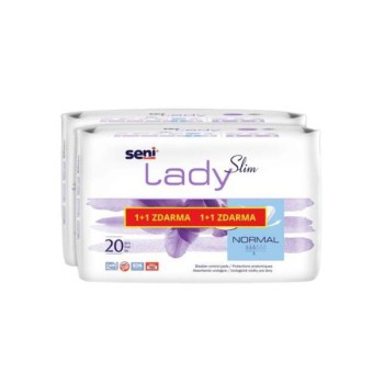 Seni Lady Slim Normal inkontinenční vložky 1+1 2x20ks
